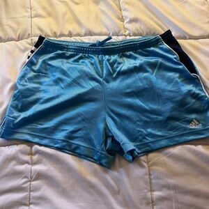 Adidas blue shorts size M with pockets medium